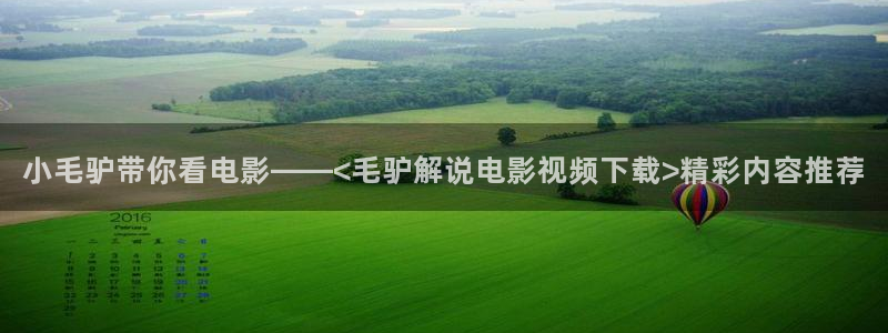 日本樱花视频入口：小毛驴带你看电影——<毛驴解说电影视频下载>精彩内容推荐